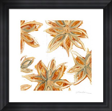 Framed Fleur III Print