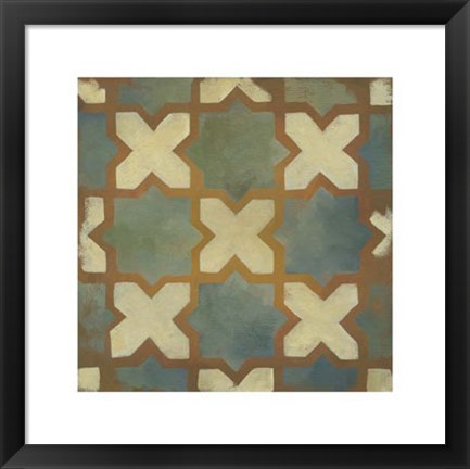 Framed Rustic Symmetry II Print