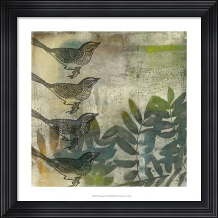 Framed Wings Repeat I Print