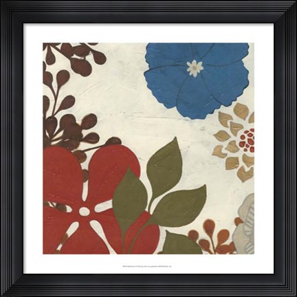 Framed Island Fresco I Print