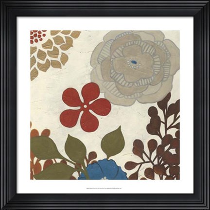 Framed Island Fresco II Print