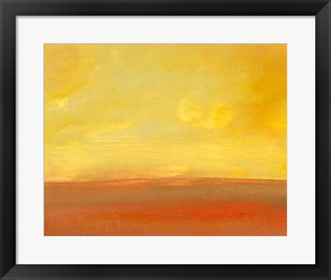 Framed Plains I Print