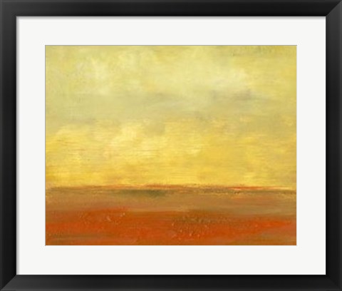 Framed Plains II Print