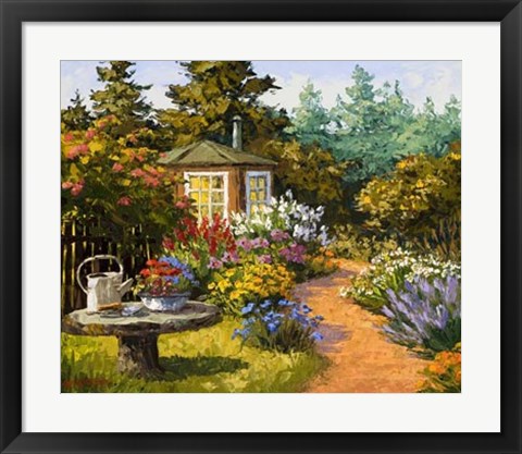 Framed Woodland Garden Print