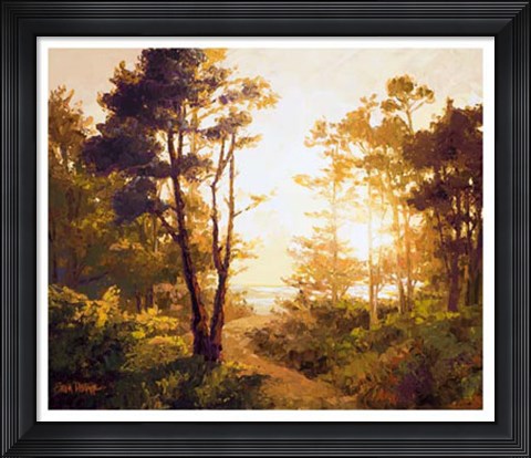 Framed Gilded Pathway Print