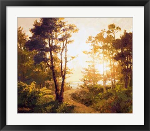 Framed Gilded Pathway Print