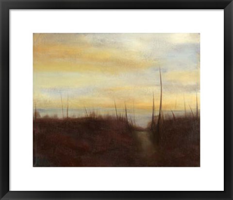 Framed Sunrise Stroll I Print