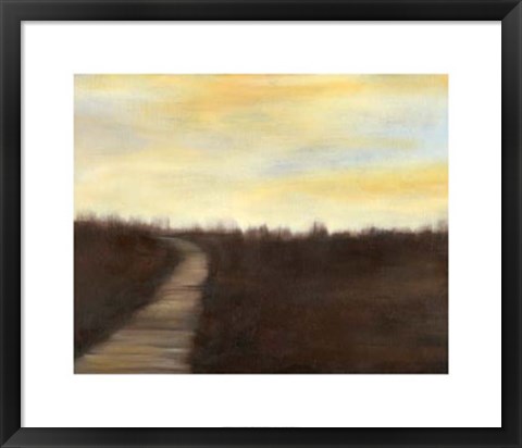 Framed Sunrise Stroll II Print