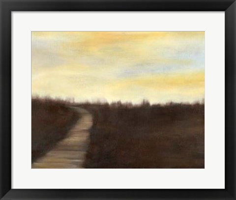 Framed Sunrise Stroll II Print