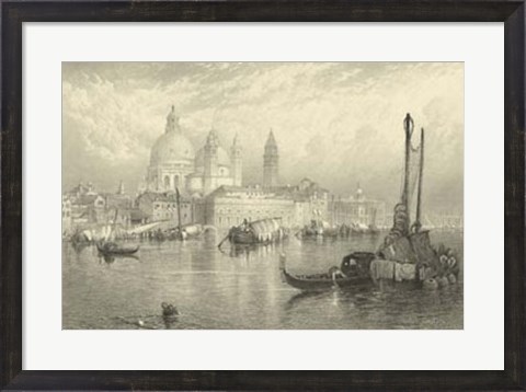 Framed Vintage Venice Print