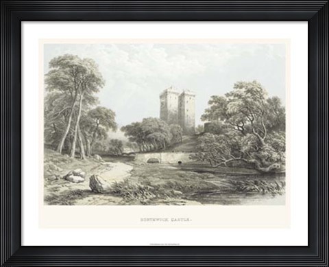 Framed Borthwick Castle Print