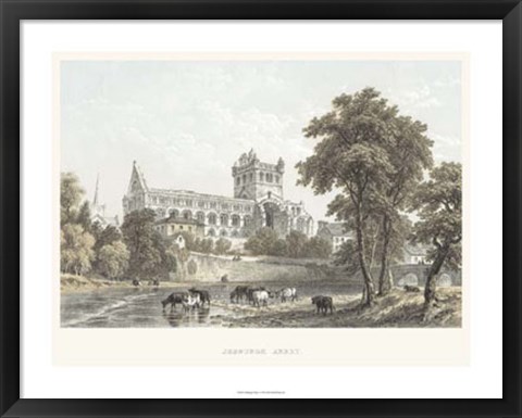 Framed Jedburgh Abbey Print