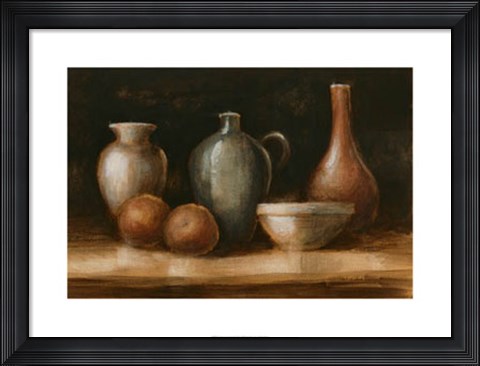 Framed Earthenware &amp; Fruit II Print