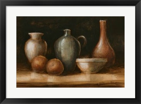 Framed Earthenware &amp; Fruit II Print