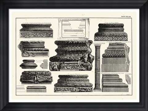 Framed Columns Print