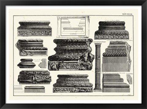 Framed Columns Print
