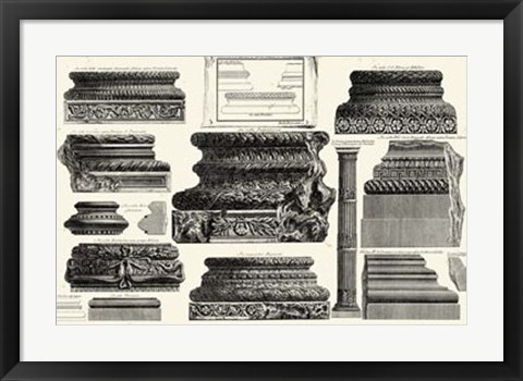 Framed Columns Print