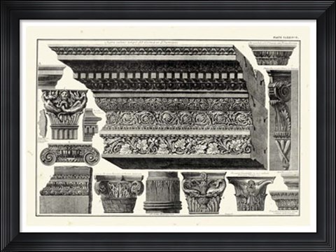 Framed Cornice et Damiani Print
