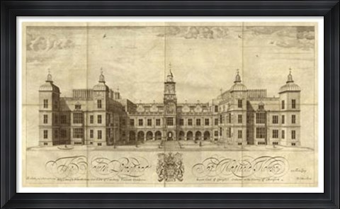 Framed Hatfield House Print