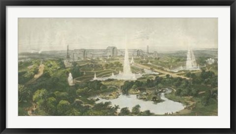 Framed Crystal Palace, London Print