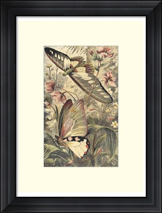 Framed Dancing Butterfly I Print