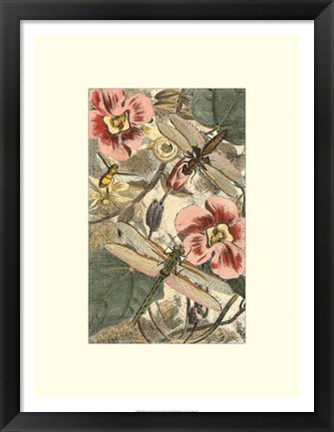 Framed Dancing Dragonfly II Print