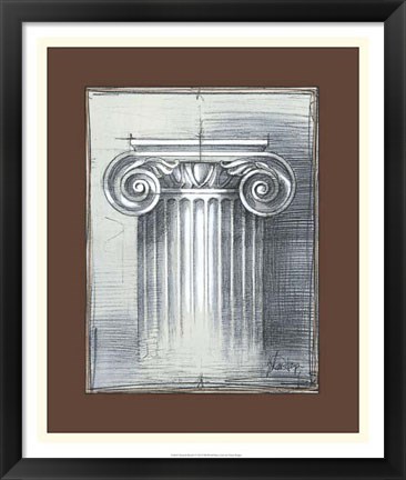 Framed Classical Sketch I Print