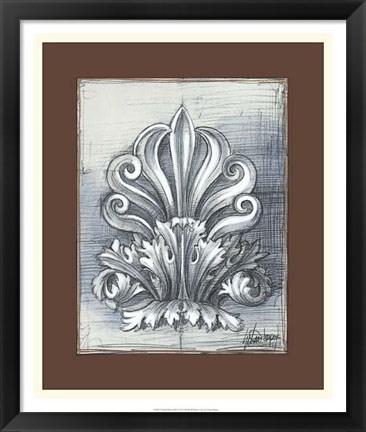 Framed Classical Sketch III Print