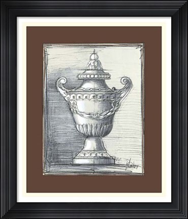 Framed Classical Sketch IV Print