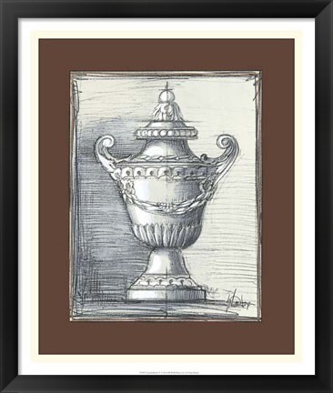 Framed Classical Sketch IV Print