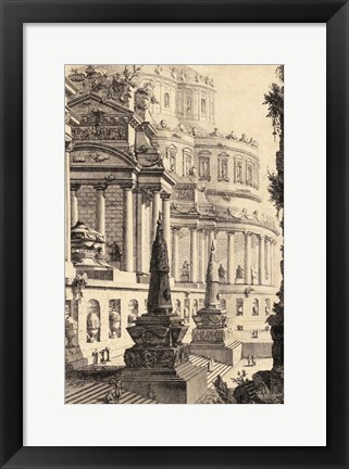 Framed Vintage Roman Ruins III Print