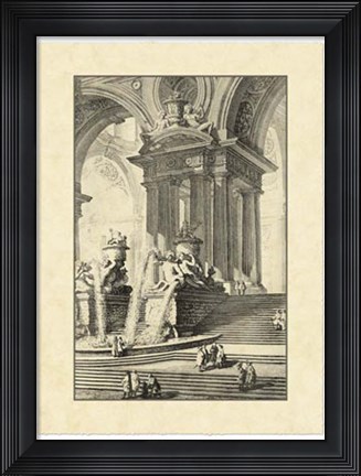 Framed Vintage Roman Ruins IV Print