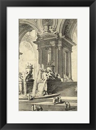 Framed Vintage Roman Ruins IV Print