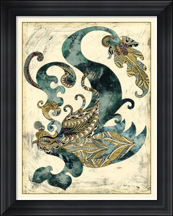 Framed Royal Phoenix Print