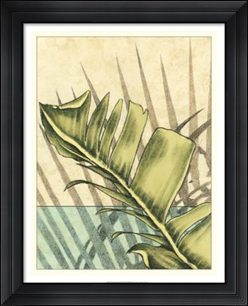 Framed Tropical Shade I Print
