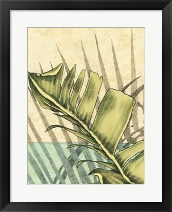 Framed Tropical Shade I Print