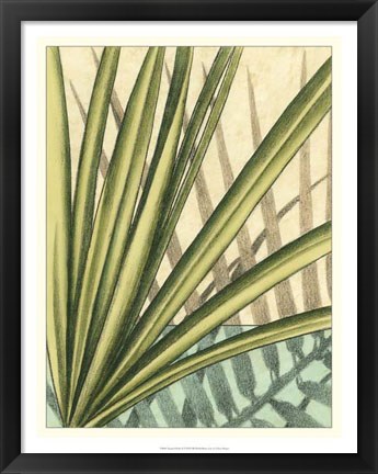 Framed Tropical Shade II Print