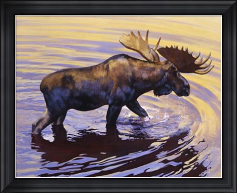 Framed Alaskan Gold Print