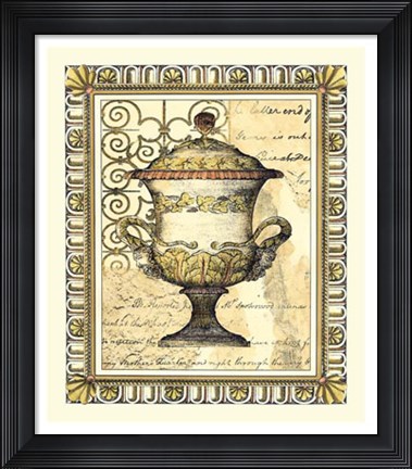 Framed Garden Gateway I Print