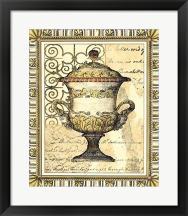 Framed Garden Gateway I Print