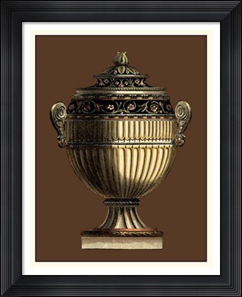 Framed Imperial Urns I Print