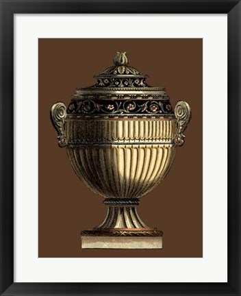 Framed Imperial Urns I Print