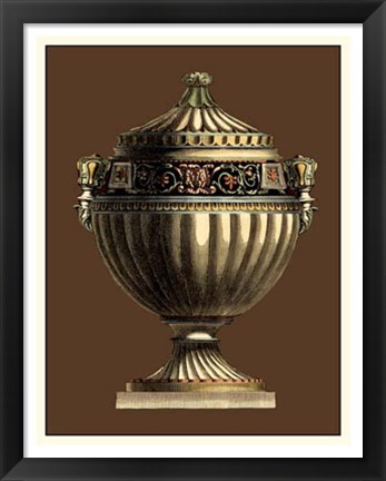 Framed Imperial Urns IV Print