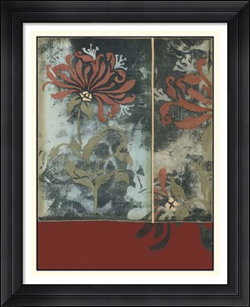 Framed Silhouette Tapestry III Print