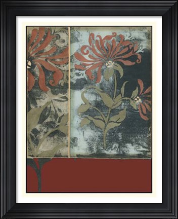 Framed Silhouette Tapestry IV Print