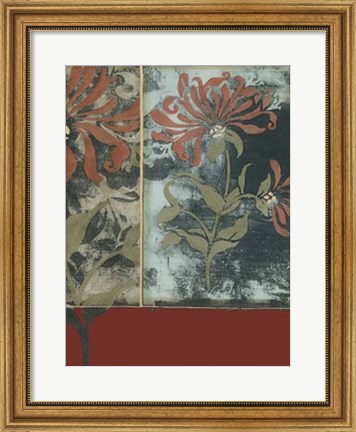 Framed Silhouette Tapestry IV Print