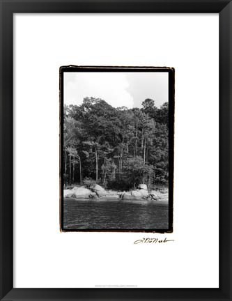 Framed Serene Lake IV Print