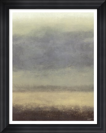 Framed Coastal Rain I Print