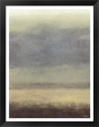 Framed Coastal Rain I Print