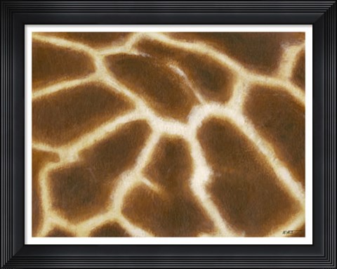 Framed Giraffe I Print